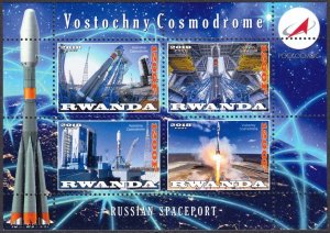 RWANDA 2018 SPACE RUSSIA VOSTOK COSMODROME ESPACE RAUMFAHRT [#1801]