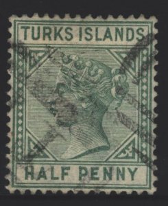 Turks Islands Sc#48 Used