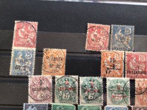 French Colonies mixed early stamps A12892