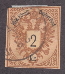 Austria 41 Coat of Arms 1883 Imperf