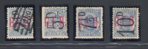 1893 Tonga - Stanley Gibbons # O7/O10 - MH*