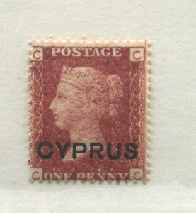 Cyprus QV overprinted  1880 1d Plate 215 mint o.g. hinged