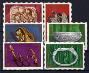 Romania 2797-2802 MNH Archaeology Artifacts Silver Bowl Armband ZAYIX 0624S0522