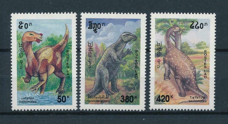 [106099] Laos 1994 Prehistoric animals dinosaurs  MNH