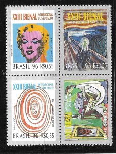 Brazil 1996 Sao Paulo Intl Biennial Exhibition Sc 2602 MNH B83