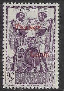 Somalis #210 Overprint MH
