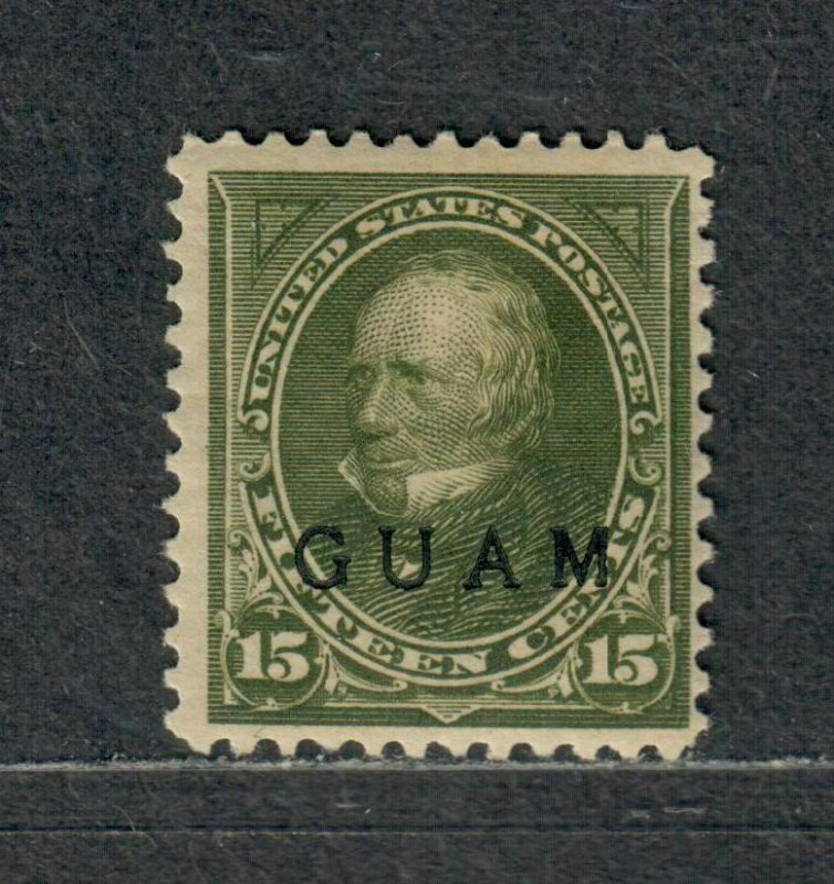 US Guam Sc#10 M/H/F-VF, Signed, Cv. $150