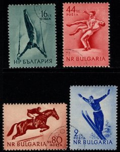 1954 Bulgaria  Scott #- 869-872 Sports Set/4 Used