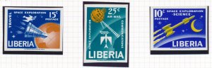 Liberia Scott 408,409, C151 Mint Not Hinged Space IMPERF