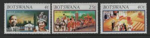 BOTSWANA,179-181, MNH,  SET