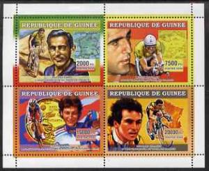 Guinea - Conakry 2006 Cycling perf sheetlet containing 4 ...