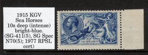 Great Britain SG #411 (Specialized #N70(5)) Very Fine Never Hinged Right Margin