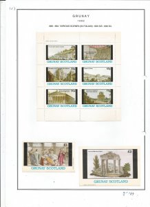 GRUNAY- 1982 - Various Scenes - Sheets - Mint Light Hinged - Private Issue