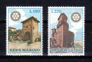 San Marino, Scott cat. 731-732. Rotary International issue.