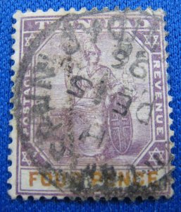 TRINIDAD 1896  -  SCOTT # 81  USED   (T3)