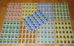 Romania 1962 Food Drink Furniture,.. 25 x Sets of 9, Sc 1517-1525