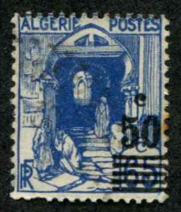 Algeria SC# 136 View 50c on 65c MH