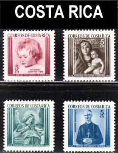 Costa Rica Scott RA12-15  complete set  F to VF mint OG H or HR