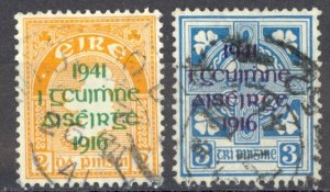 Ireland Sc# 118-119 Used 1941 Overprint