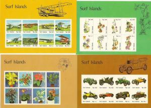 Surf Islands Miniature Sheets MNH (17)