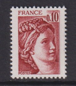 France  #1563  MNH  1978   Sabine  10c