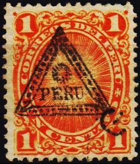 Peru. 1883 1c S.G.206 Fine Used