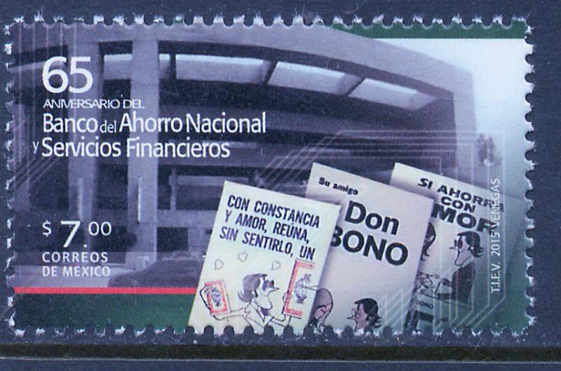 MEXICO 2964, Natl Bank for Savings & Financial Services. MNH