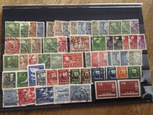 Sweden mounted mint or used stamps  A12395