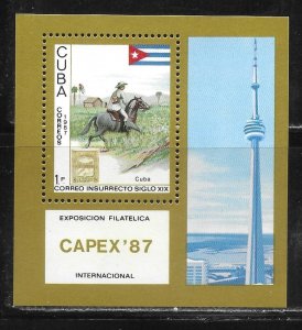 Cuba 2953 CAPEX '87 Philatelic Exhibition s.s. MNH