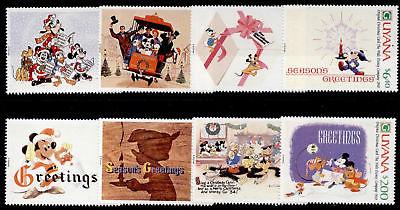 Guyana 2470-87 MNH Disney, Christmas Cards