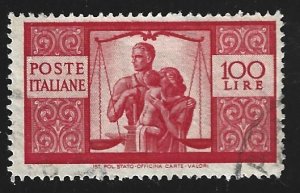 Italy #477a   used  14x13.50