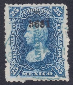 MEXICO 25c GUANAJUATO 3681 fine used.......................................D2147
