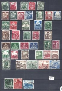 GERMANY SELECTION OF USED DEUTSCHES REICH STAMPS BS27944