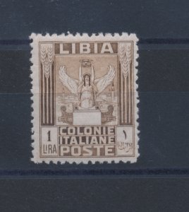 1926-30 Libya, Pictorial set 11 linear, 1 Brown Lira n . 65, MNH **