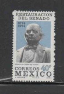 MEXICO #1069 1974 RESTORATION OF THE SENATE CENTENARY MINT VF NH O.G