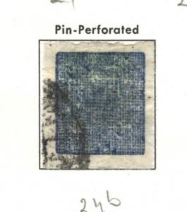 NEPAL 1903-1904 European Wove Paper;Pin Perf.  #24b USED