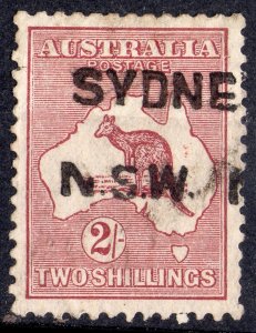 Australia SC#99 Used VF-XF    SYDNEY Cancel 