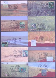 #3506 Great Plains Prairie Homespun FDC Set