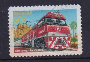 Australia 2004 150th Anniv Aust. Railway The Ghan50c Used