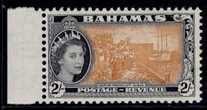 BAHAMAS QEII SG212, 2s orange-brown & black, NH MINT.