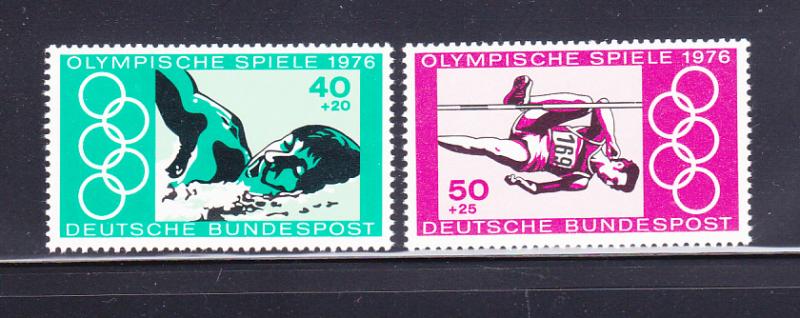 Germany B530-B531 Set MNH Sports, Olympics