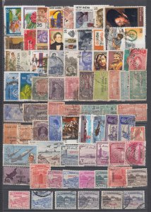 J45811 JL Stamps india and pakistan used lot