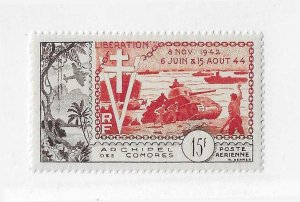 Comoro Islands  Sc #4  15fr  OG VF