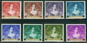 PORTUGAL Scott 784-791 MH* Queen Maria I set