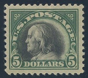 US Scott #524 Mint, VF (Jumbo), Hinged