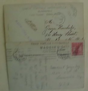 AZORES 1911 PICTURE CARD TO US 1920 TO US WITH POSTAGE DUE HANDSTAMP