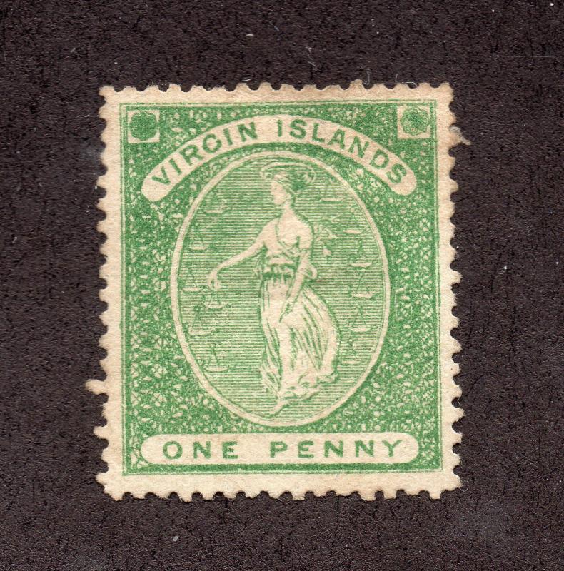 British Virgin Islands - SG# 8 Mint no gum  -  Lot 0416144