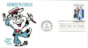 #1756 George M. Cohan Ellis FDC