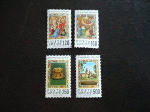 Stamps - Vatican - Scott# 648-651 - Mint Never Hinged Set of 4 Stamps
