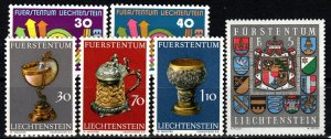 Liechtenstein #528-33 MNHCV $7.25 (X9270)